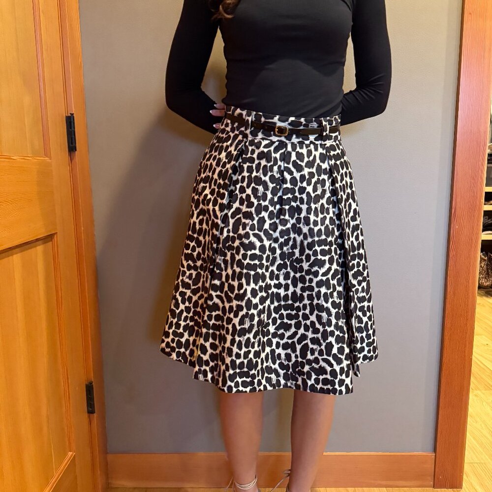 Kate Spade animal print skirt Size 2